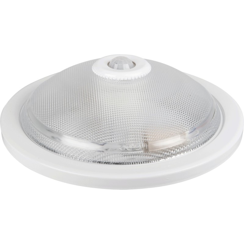 Plafoniera cu Senzor 360° 2xE27 25W Alb Mat Lampi interior, Plafoniera cu Senzor 360° 2xE27 25W Alb Mat -1, dioda.ro