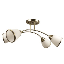 Lampi interior, Lustra Monica Alama+Alb 4xE27 60W      -1, dioda.ro