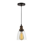 Lampi interior, Pendul Edison Bronz 1xE27 60W      -1, dioda.ro