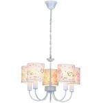 Lampi interior, Lustra Dog Multicolor 5xE14 40W      -1, dioda.ro