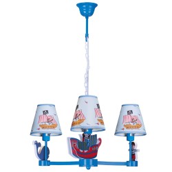Lampi interior, Lustra Pirate Multicolor 3xE14 40W      -1, dioda.ro