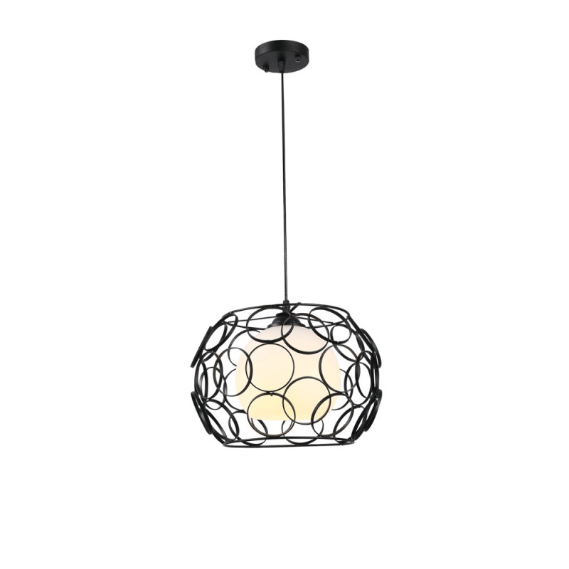 Lampi interior, Pendul Modus Negru+Alb 1xE27 40W      -1, dioda.ro