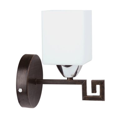 Lampi interior, Aplica Elada Alb+Wenge 1xE27 60W      -1, dioda.ro