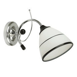 Lampi interior, Aplica Dorya Alb+Negru 1xE27 60W      -1, dioda.ro