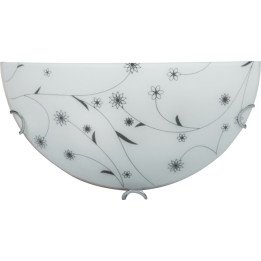 Lampi interior, Aplica Flower Alb+Negru 1xE27 60W      -1, dioda.ro