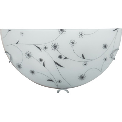 Lampi interior, Aplica Flower Alb+Negru 1xE27 60W      -1, dioda.ro
