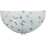 Lampi interior, Aplica Flower Alb+Negru 1xE27 60W      -1, dioda.ro