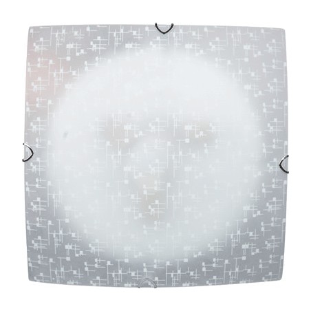 Lampi interior, Plafoniera Vibrato Alb 3xE27 60W 400X400mm -1, dioda.ro