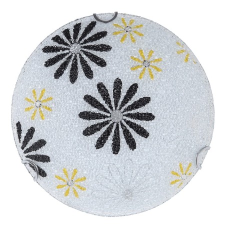 Lampi interior, Plafoniera Levant Alb+Negru 1xE27 60W -1, dioda.ro