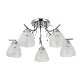 Lampi interior, Lustra Katarina Crom 5xE27 60W -1, dioda.ro