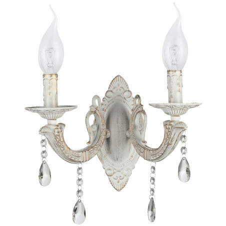 Lampi interior, Aplica Pandora Alb Vintage 2xE14 60W -1, dioda.ro