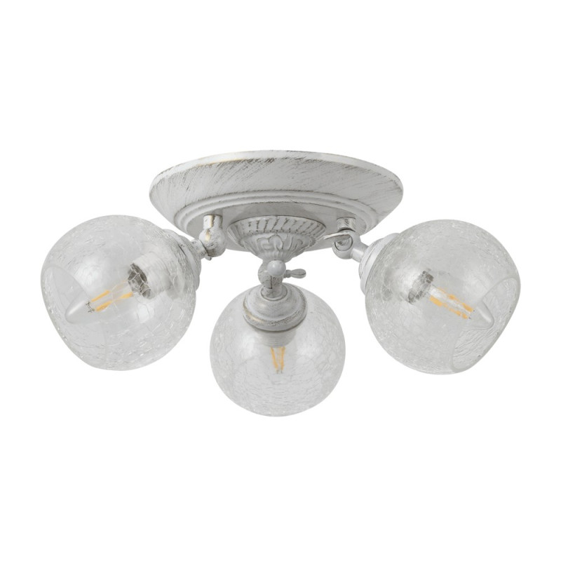 Lampi interior, Lustra Claire Alb 3xE27 60W -1, dioda.ro