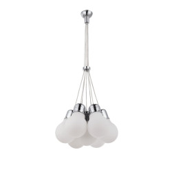 Lampi interior, Pendul Sphere Crom 7xE27 60W -1, dioda.ro