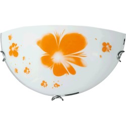 Lampi interior, Aplica Santini alb+orange 1xE27 60W -1, dioda.ro