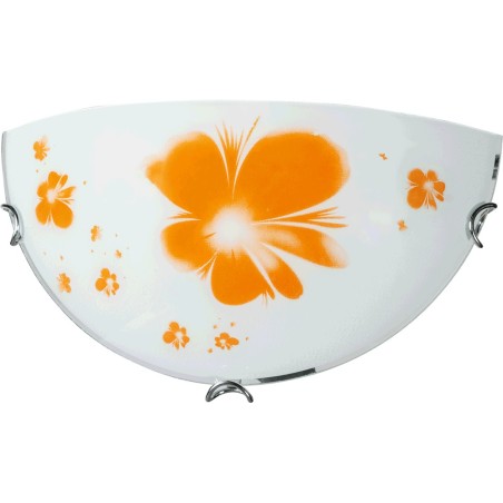 Lampi interior, Aplica Santini alb+orange 1xE27 60W -1, dioda.ro