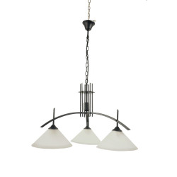 Lampi interior, Lustra Emerald Negru+Alb 3xE27 40W -1, dioda.ro