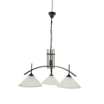 Lampi interior, Lustra Emerald Negru+Alb 3xE27 40W -1, dioda.ro