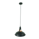 Lampi interior, Pendul Graphite Negru+Orange 1xE27 40W -1, dioda.ro