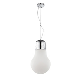 Lampi interior, Pendul Snowball Crom 1xE27 60W -1, dioda.ro