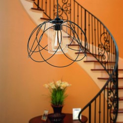 Electrice, Pendul Leylak Negru 1xE27 60W -10, dioda.ro