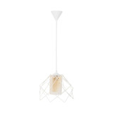 Lampi interior, Pendul Kontes Alb 1XE27 60W -4, dioda.ro