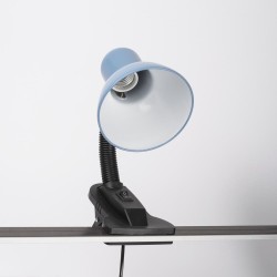 Lampi interior, Lampa Birou Clip Bleu 1xE27 60W     -3, dioda.ro