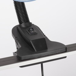 Lampi interior, Lampa Birou Clip Bleu 1xE27 60W     -4, dioda.ro
