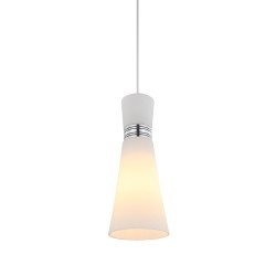 Lampi interior, Pendul Flare Crom 1xE27 60W -3, dioda.ro