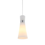 Lampi interior, Pendul Flare Crom 1xE27 60W -1, dioda.ro