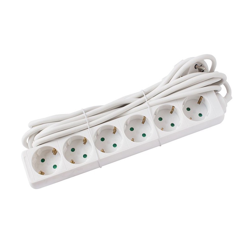 Prelungitor 6P 1.5m, 3x1mm2, alb Strohm SM-PR-6P-1-5M-WH Prelungitoare, Prelungitor 6P 1.5m, 3x1mm2, alb Strohm SM-PR-6P-1-5M-WH -1, dioda.ro