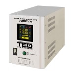 Resigilat UPS pentru centrala TED Electric 7000VA / 5000W Runtime extins utilizeaza 4 acumulatori (neinclusi) UPS centrale termice, UPS pentru centrala TED Electric 7000VA / 5000W Runtime extins utilizeaza 4 acumulatori (ne -4, dioda.ro