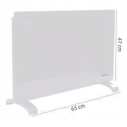 Panou Radiant Infrarosu Termoglass PRO 2000W Incalzitor Electric COMFORT (Alb) cu WIFI Google Home si Amazon Alexa