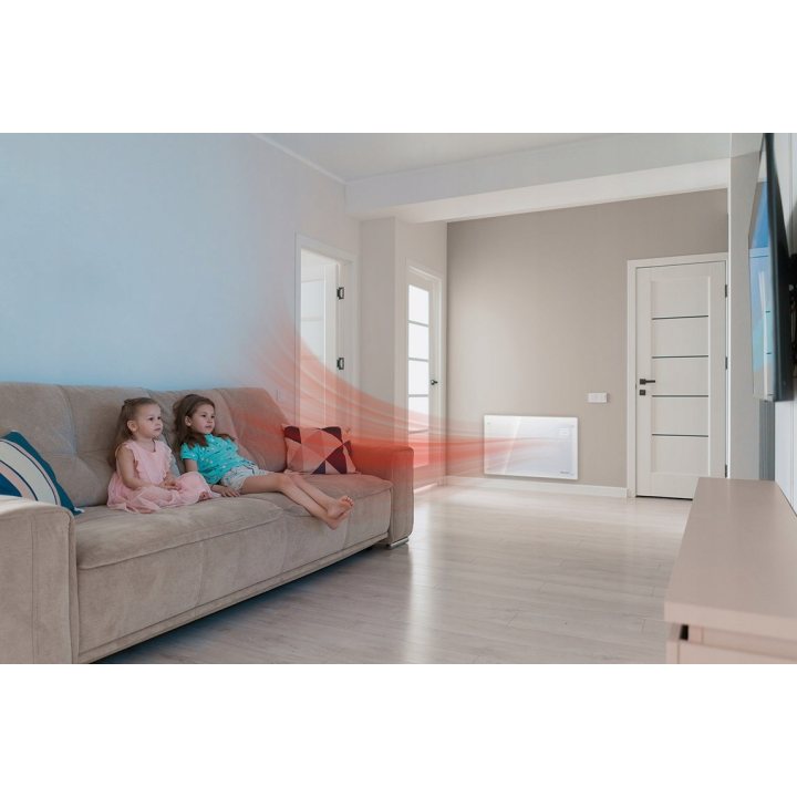 Panouri Radiante, Panou Radiant Infrarosu Electric Termoglass 1600W (ALB) control touch si telecomandă -3, dioda.ro