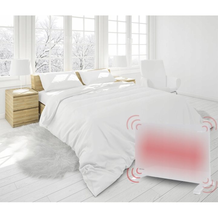 Panouri Radiante, Panou Radiant Infrarosu Electric Termoglass 1600W (ALB) control touch si telecomandă -4, dioda.ro