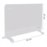 Panouri Radiante, Panou Radiant Infrarosu Electric Termoglass 1600W (ALB) control touch si telecomandă -5, dioda.ro