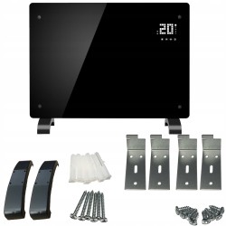 Panouri Radiante, Panou Radiant Infrarosu Termoglass PRO 2000W Incalzitor Electric COMFORT (NEGRU) cu WIFI Google -8, dioda.ro