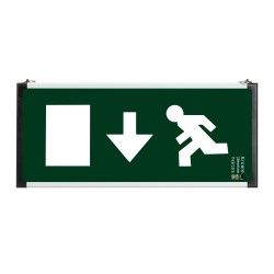 Corpuri de iluminat tehnice, Lampa Exit LED Jos 3W Basil -2, dioda.ro