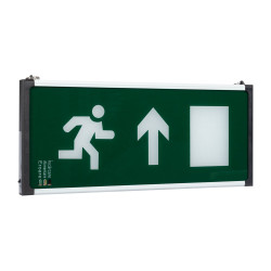 Corpuri de iluminat tehnice, Lampa Exit LED Sus 3W Basil -2, dioda.ro