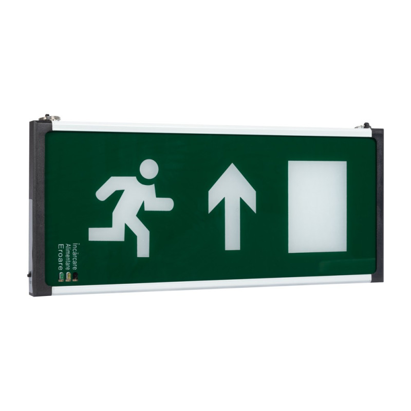 Corpuri de iluminat tehnice, Lampa Exit LED Sus 3W Basil -2, dioda.ro