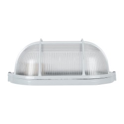 Corpuri de iluminat tehnice, Lampa BAT Grila Transparent 1xE27 max. 100W Alb -1, dioda.ro