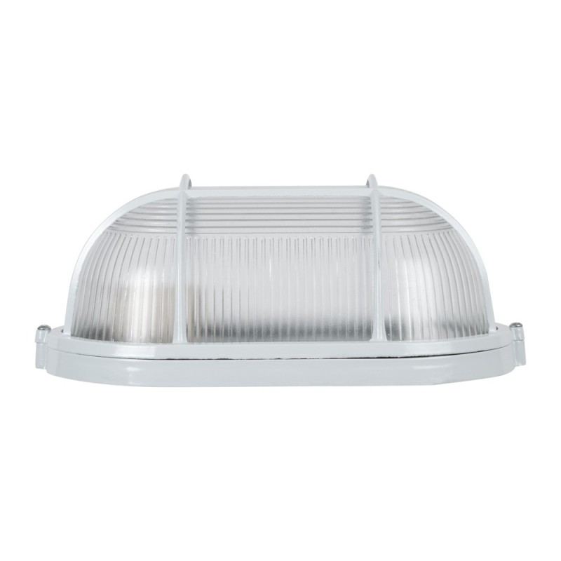 Corpuri de iluminat tehnice, Lampa BAT Grila Transparent 1xE27 max. 100W Alb -1, dioda.ro