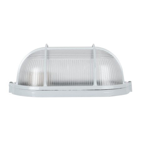 Corpuri de iluminat tehnice, Lampa BAT Grila Transparent 1xE27 max. 100W Alb -1, dioda.ro