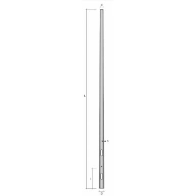 Corpuri de iluminat tehnice, Stalp Conic OL ZN Ingropat 12.8M -1, dioda.ro