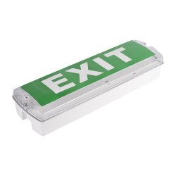 Corpuri de iluminat tehnice, Lampa Exit LED 4.6W IP65 -1, dioda.ro