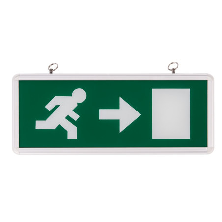 Corpuri de iluminat tehnice, Lampa Exit LED 6x0.1W Display ST/DR Basil NV-4 -1, dioda.ro