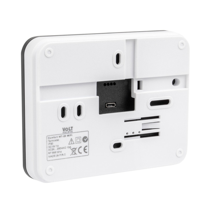 Electrice, Termostat ambient centrala termica / incalzire in pardoseala COMFORT WT-20 radio WIFI Compatibil Googl -18, dioda.ro