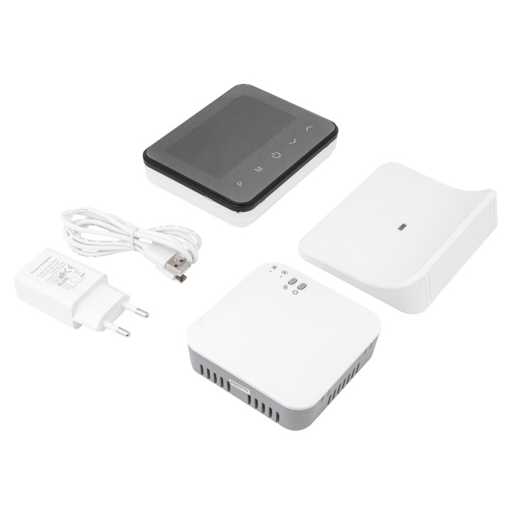 Electrice, Termostat ambient centrala termica / incalzire in pardoseala COMFORT WT-20 radio WIFI Compatibil Googl -20, dioda.ro