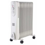 Incalzire Radiatoare Convectoare, Radiator electric portabil cu ulei 11 elementi 2500W Well -1, dioda.ro