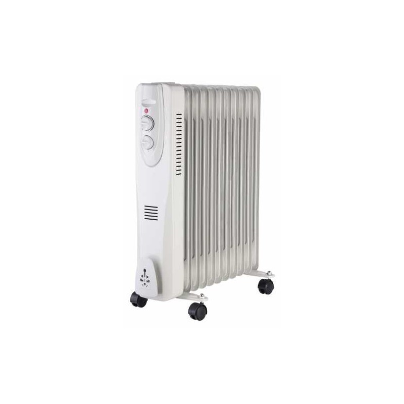 Calorifer electric portabil cu ulei 11 elementi 2500W Well Incalzire Radiatoare Convectoare, Radiator electric portabil cu ulei 11 elementi 2500W Well -1, dioda.ro