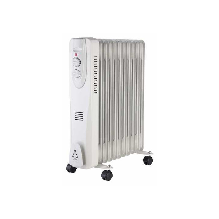 Incalzire Radiatoare Convectoare, Radiator electric portabil cu ulei 11 elementi 2500W Well -1, dioda.ro